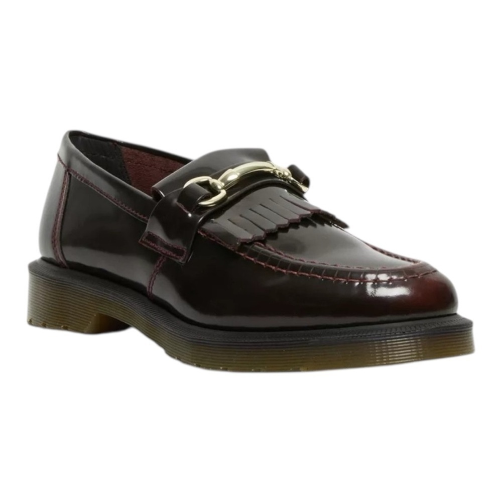 Dr. Martens Adrian Snaffle Loafers 30962601 Red Women's Size 6